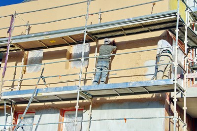 Ravalement de façade au Haut-Corlay